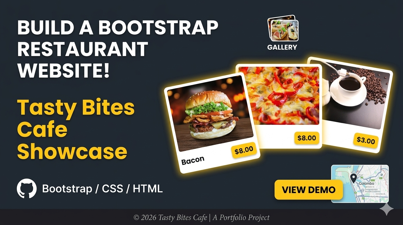 Restaurant Website project screenshot